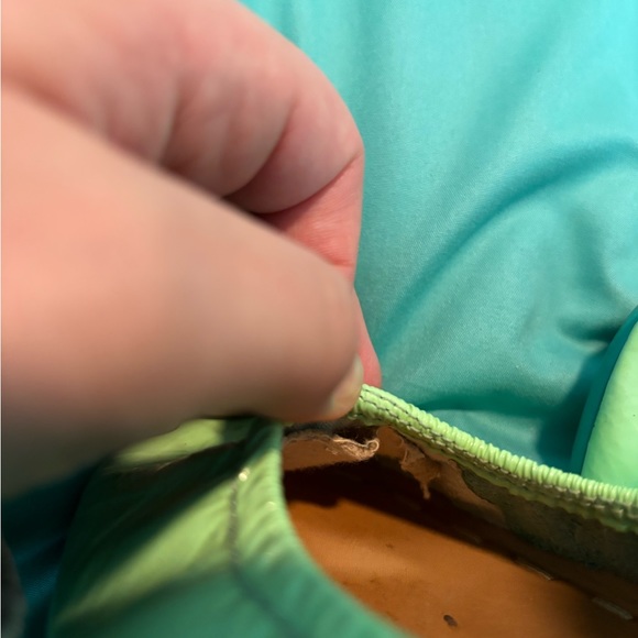 GUC Mint Green Patent Leather Tieks, Size 9 - Picture 8 of 10